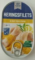 Mängden socker i Heringsfilets in Senf-Dijon-Creme