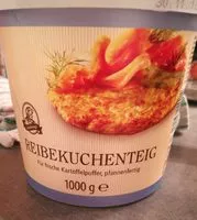 Mängden socker i Reibekuchenteig