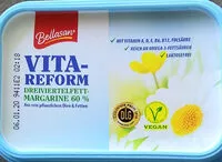 Mängden socker i Vitareform Dreiviertelfett-Margarine 60%