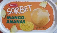 Mängden socker i Sorbet - Mango-Ananas