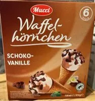 Mängden socker i Waffel-Hörnchen - Schoko-Vanille