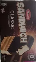 Mängden socker i Sandwicheis Classic