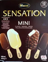Mängden socker i Sensation Mini