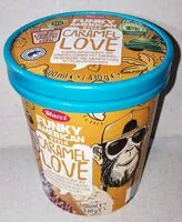 Mängden socker i Funky American Ice Cream - Caramel Love