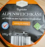 Mängden socker i Bayerischer Alpenweichkäse