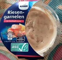 Mängden socker i Riesengarnelen in Cocktailcreme