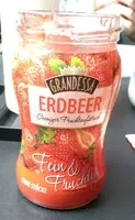 Mängden socker i Erdbeere Cremiger Fruchtaufstrich