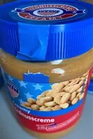 Mängden socker i Erdnusscreme, creamy