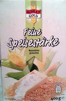 Mängden socker i Speisestärke
