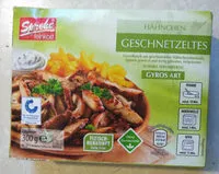 Mängden socker i Hänchen Geschnetzeltes Gyros-Art