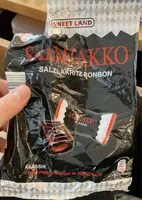 Mängden socker i Salmiakko