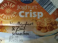 Mängden socker i Joghurt Crisp Vanillejoghurt & Zimtschnecken
