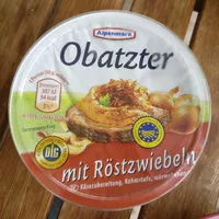 Mängden socker i Obatzter mit Röstzwiebeln