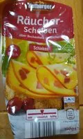 Mängden socker i Räucher-Scheiben Schinken