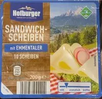 Mängden socker i Sandwichscheiben mit Emmentaler