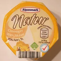 Mängden socker i Hofburger Cremiger Weichkäse Aldi Nord