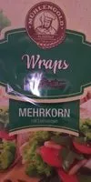 Mängden socker i Wraps Mehrkorn 6x