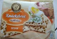 Mängden socker i Knäckebrot Sesam