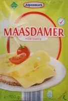 Mängden socker i Maasdamer