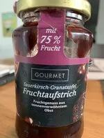 Mängden socker i Fruchtaufstrich - Sauerkirsch-Granatapfel