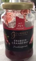 Mängden socker i Erdbeer-Cranberry Fruchtaufstrich