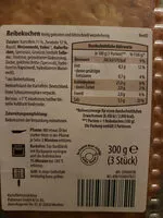 Mängden socker i Reibekuchen