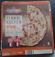 Mängden socker i Flammkuchen 4 Käse