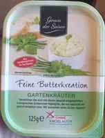 Mängden socker i Feine Butterkreation - Gartenkräuter