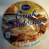 Mängden socker i Grießpudding - Zimt