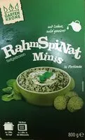 Mängden socker i Rahm-Spinat in Portionen