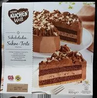 Mängden socker i Schokoladen-Sahne-Torte