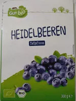 Mängden socker i Bio-Kulturheidelbeeren, tiefgefroren