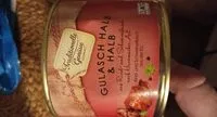 Mängden socker i Gulasch in Dose