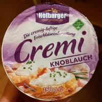 Mängden socker i Cremi Knoblauch