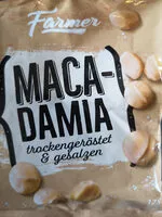 Mängden socker i Macadamia geröstet & gesalzen