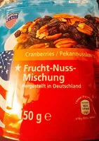 Mängden socker i Frucht-Nuss-Mischung - Cranberries-Pekannusskerne