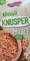 Mängden socker i Knusper Müsli