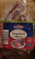 Mängden socker i Ringsalami / Saucisson