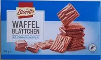 Mängden socker i WAFEL BLÄTCHEN mit Volmilchschokolade