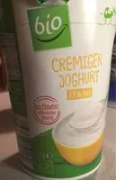 Mängden socker i Cremiger Bio-Joghurt mild - 3,8 % Fett