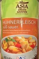 Mängden socker i Hühnerfleisch süß-sauer