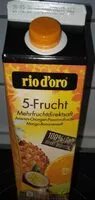 Mängden socker i 5-Frucht Mehrfruchtdirektsaft