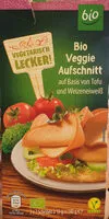 Mängden socker i Bio Veggie aufschnitt