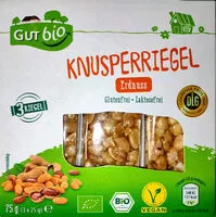 Mängden socker i Bio-Knusperriegel - Erdnuss