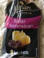 Mängden socker i Pain aux raisins Monarc