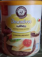Mängden socker i Dosenbrot Sonnblumenbrot