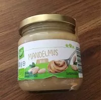 Mängden socker i Bio-Mandelmus - Weiß
