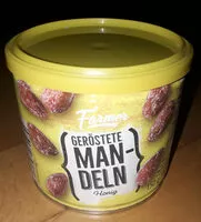 Mängden socker i Geröstete Mandeln