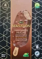 Mängden socker i Sensation - Haselnuss-Praline