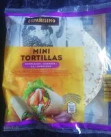 Mängden socker i Mini Tortillas
